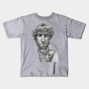 David - Statue of David Kids T-Shirt